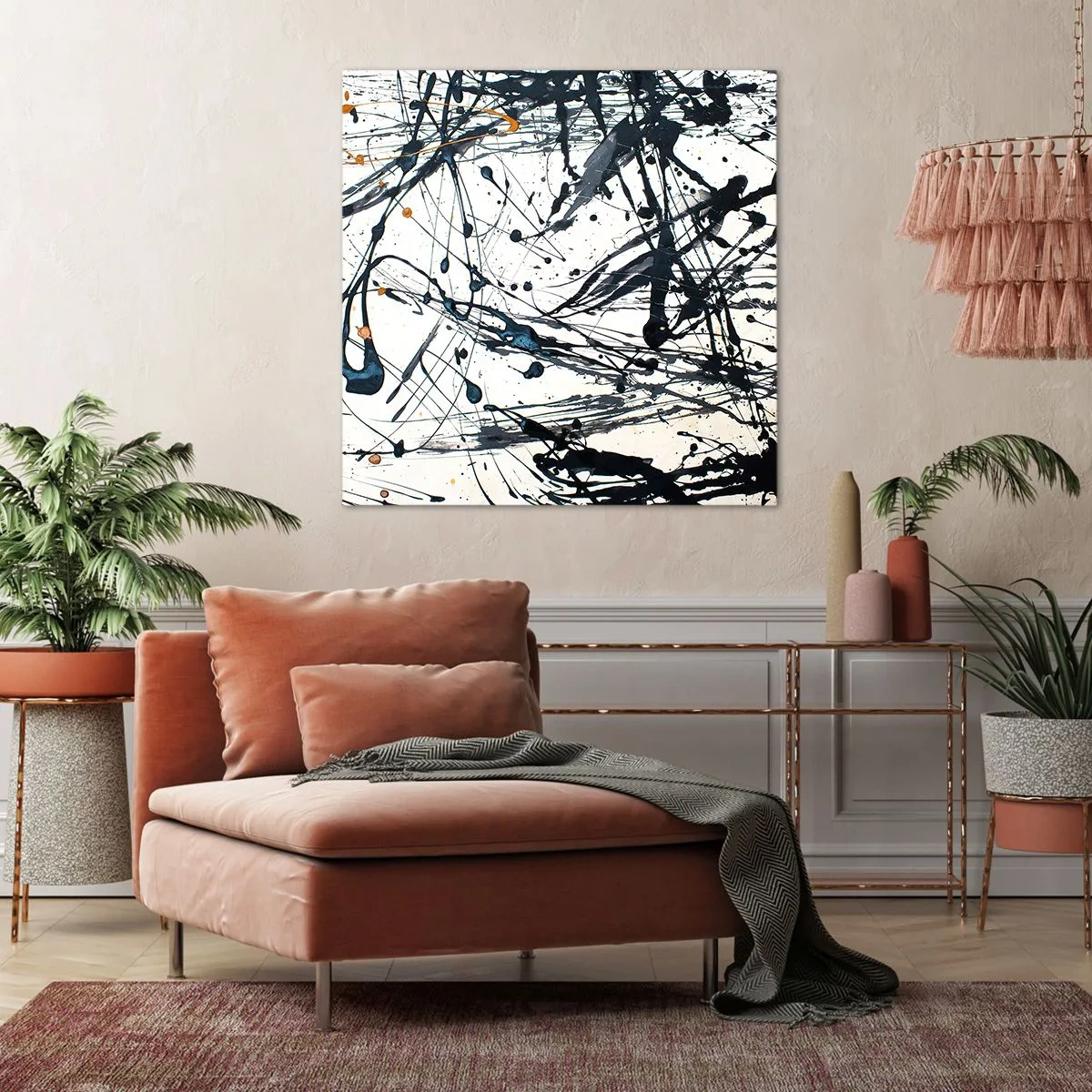 Bild auf Leinwand - Leinwandbild - Sinn machen oder keinen Sinn machen? - 50x50 cm