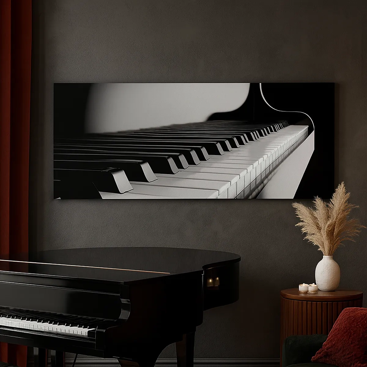 Bild auf Leinwand - Leinwandbild - Harmonie von Formen und Farben - 30x30 cm