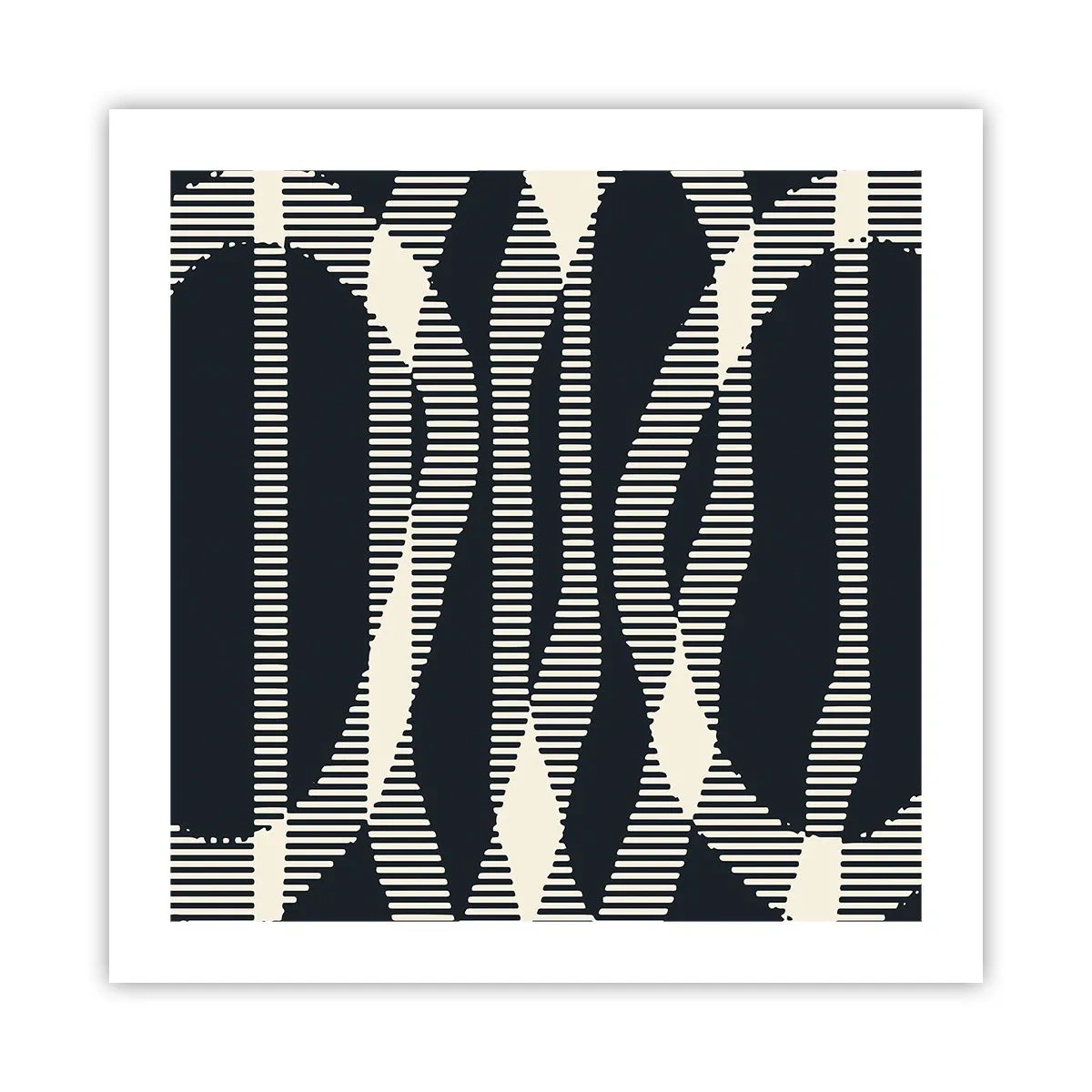 Poster - Ein Versuch, die Dunkelheit zu durchbrechen - 50x50 cm