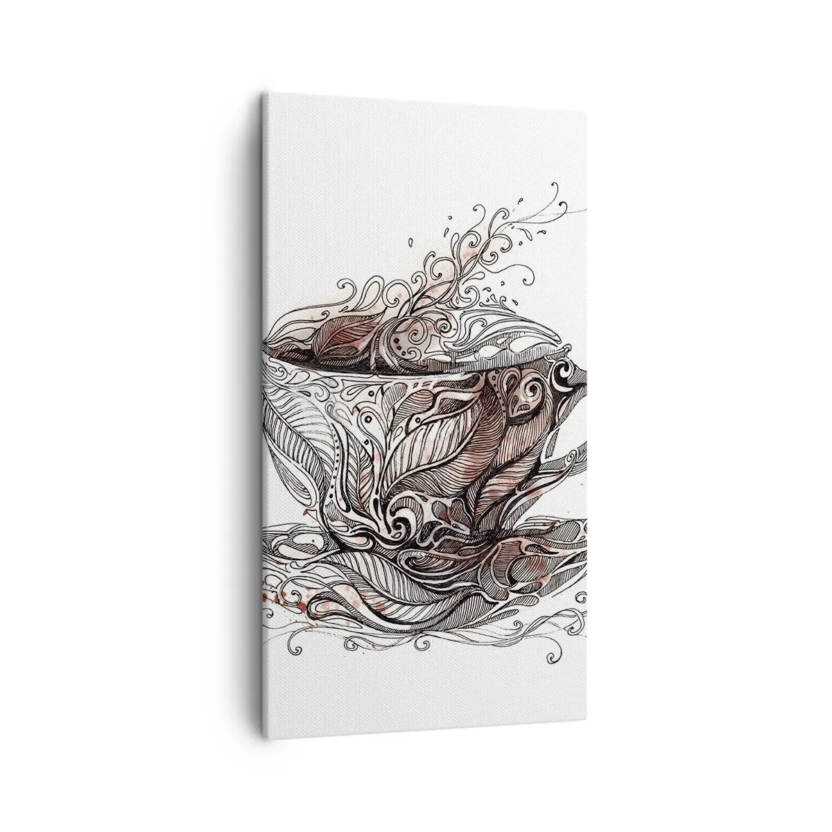 Bild auf Leinwand - Leinwandbild - Tee für alles - 45x80 cm