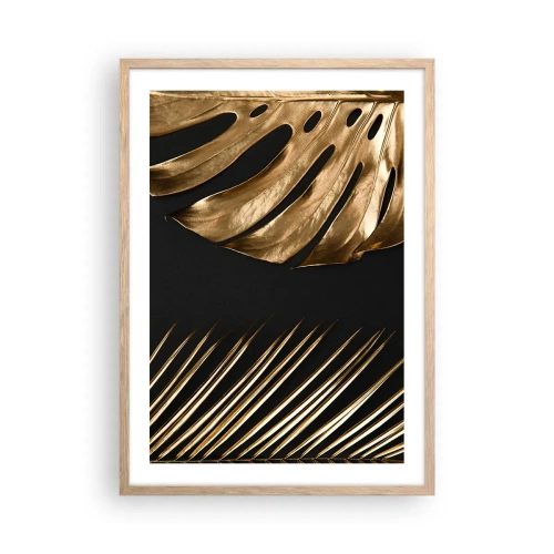 Poster in einem Rahmen aus heller Eiche - Anders und genauso teuer - 50x70 cm