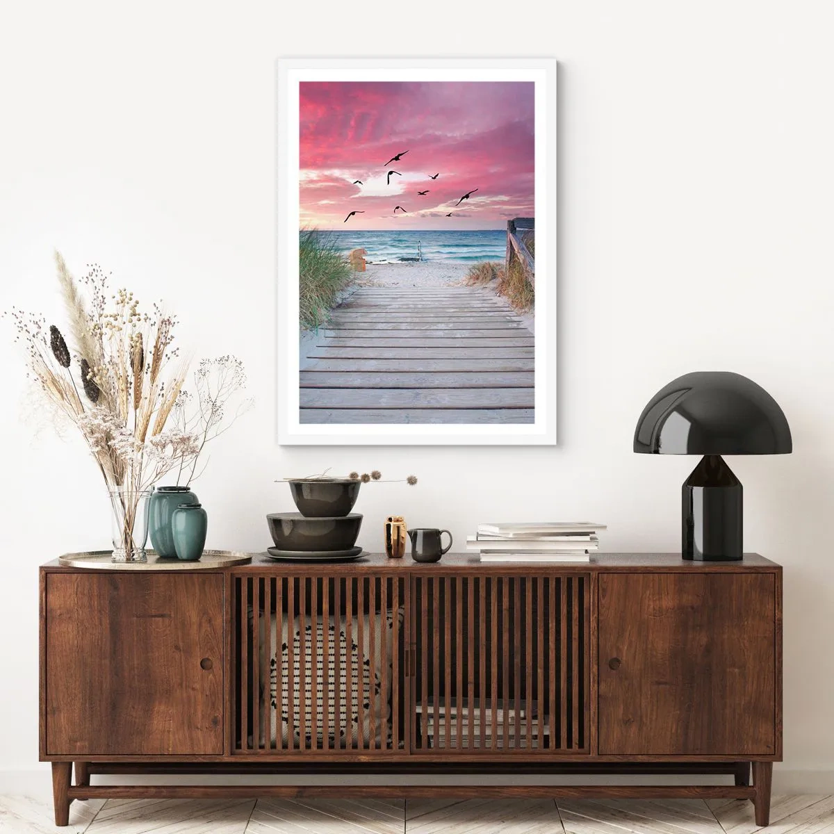 Poster in einem weißen Rahmen - Baltischer Eindruck - 40x50 cm