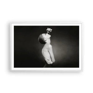 Poster in einem weißen Rahmen - Exzentrische Eleganz - 91x61 cm