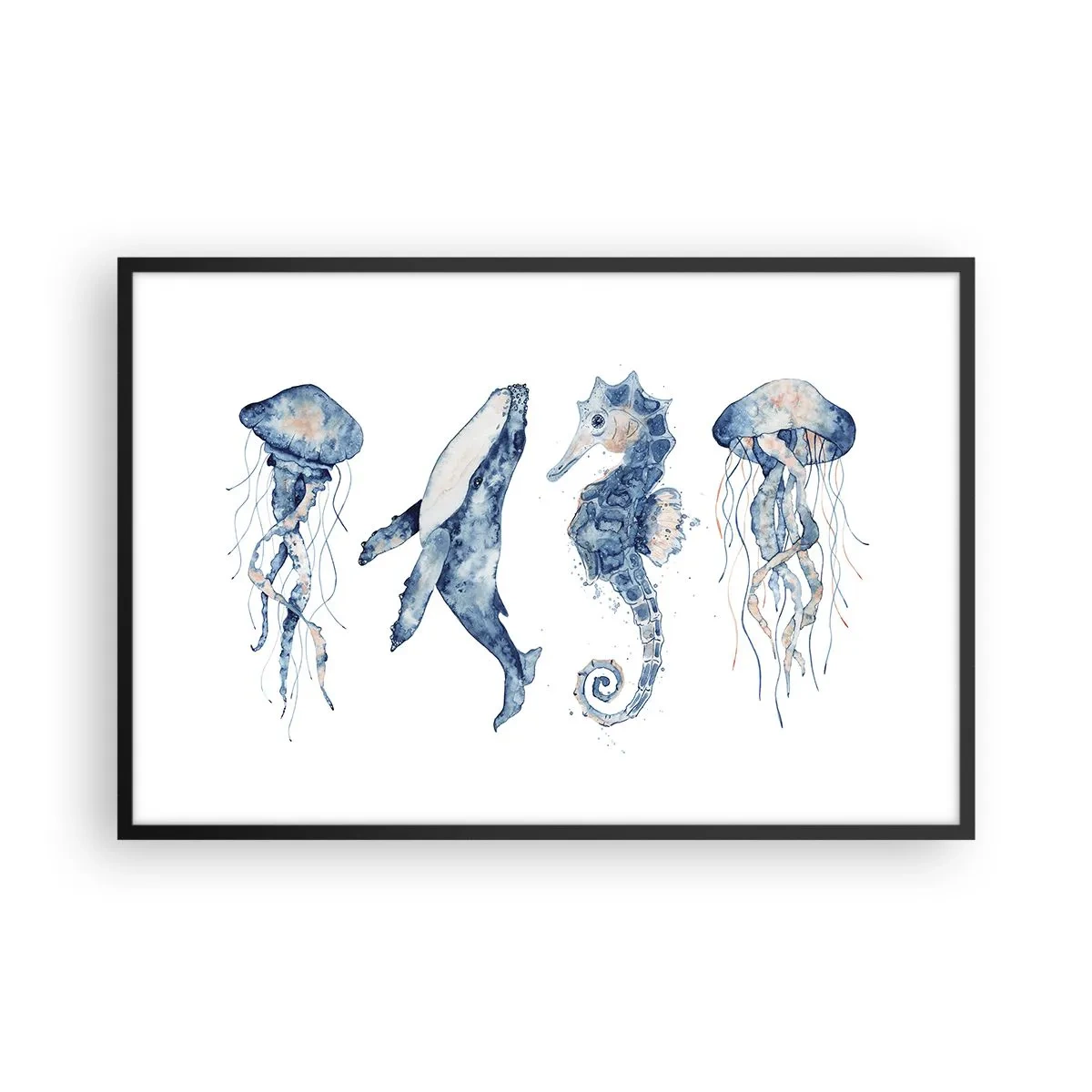 Poster in einem schwarzem Rahmen - Meereswunder - 91x61 cm