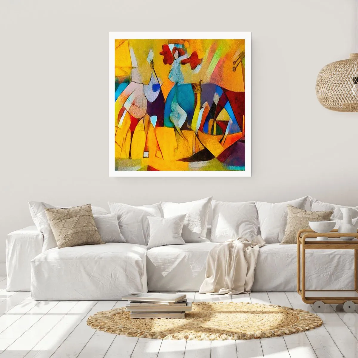 Poster - Sonne - Leben - Freude - 30x30 cm