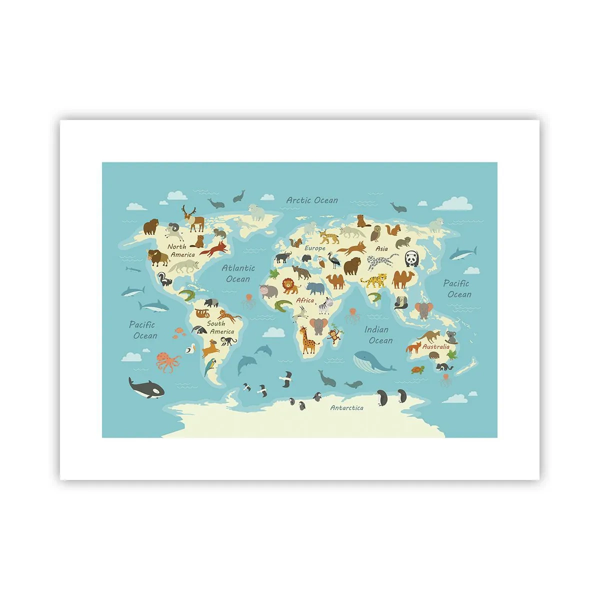 Poster - Gute Nachbarn - 40x30 cm