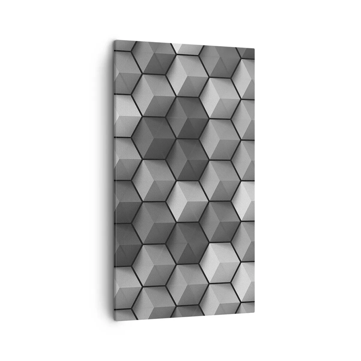 Bild auf Leinwand - Leinwandbild - Kubistisches Puzzle - 45x80 cm