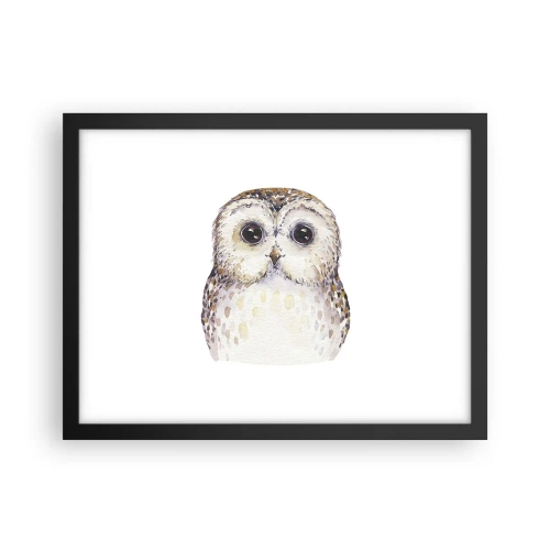 Poster in einem schwarzem Rahmen - Schau mir in die Augen - 40x30 cm