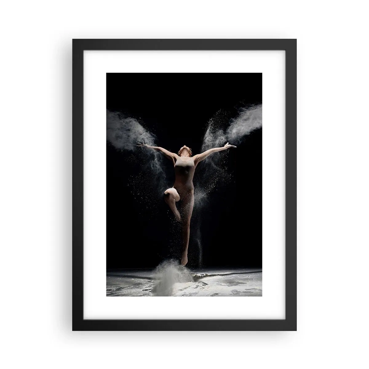 Poster in einem schwarzem Rahmen - Elfen existieren - 30x40 cm