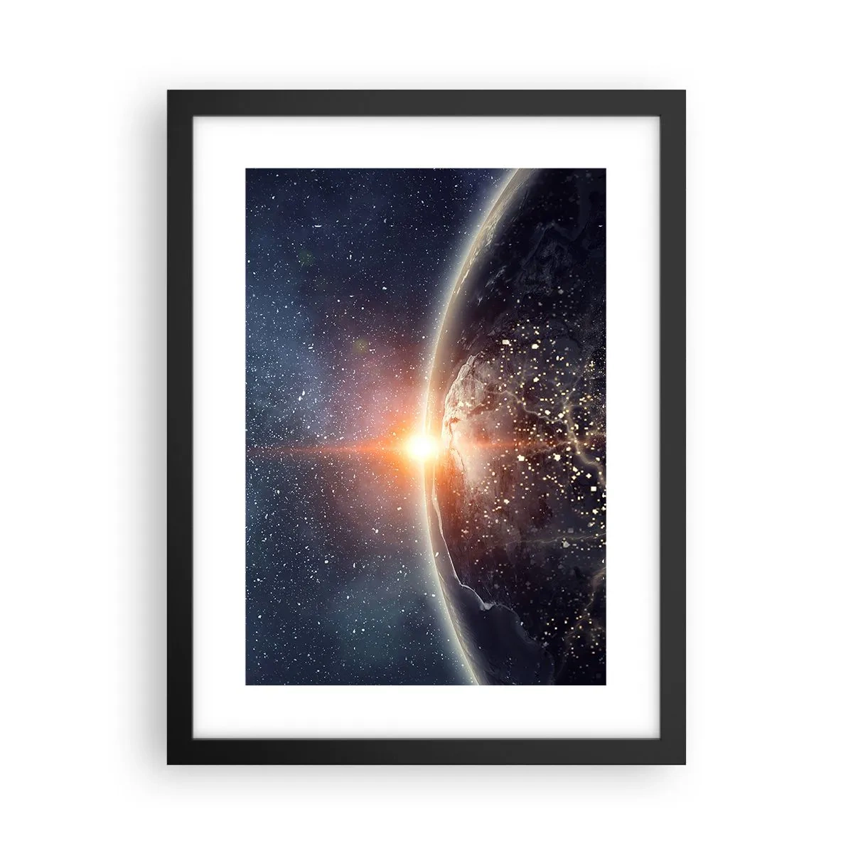 Poster in einem schwarzem Rahmen - In einer neuen Perspektive - 30x40 cm