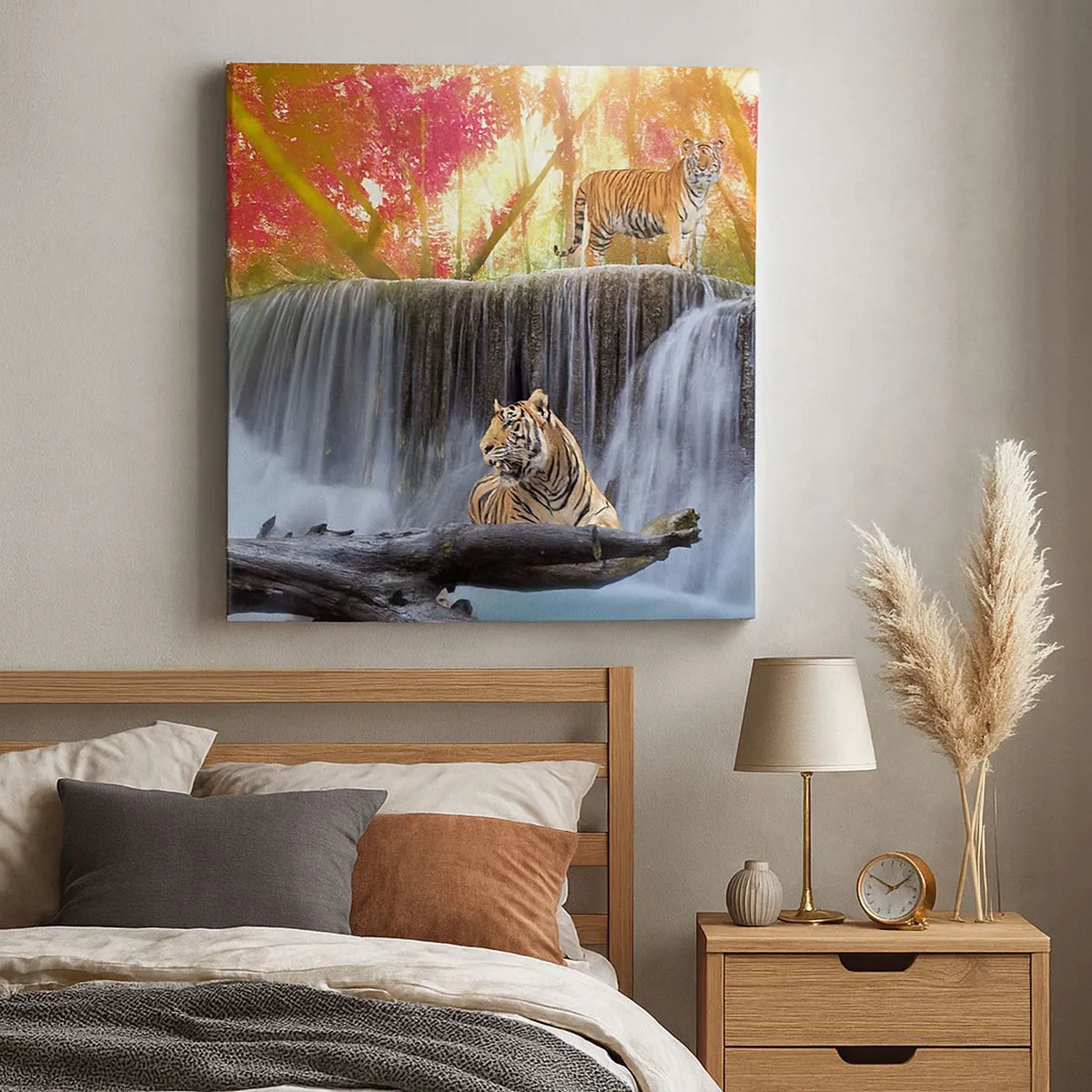 Bild auf Leinwand - Leinwandbild - Surreale Landschaft - 30x30 cm