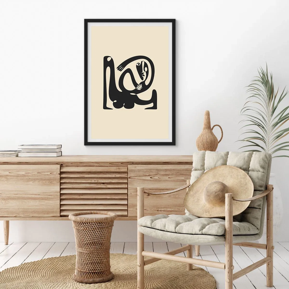 Poster in einem schwarzem Rahmen - Fast wie Picasso - 61x91 cm