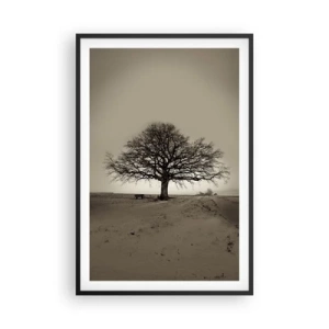 Poster in einem schwarzem Rahmen - Von hier zu Ewigkeit - 61x91 cm