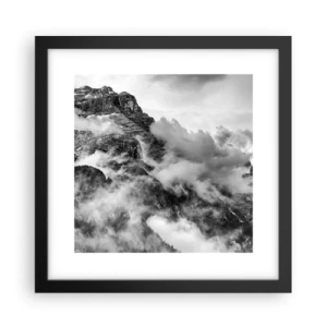 Poster in einem schwarzem Rahmen - Schön und grausam - 30x30 cm