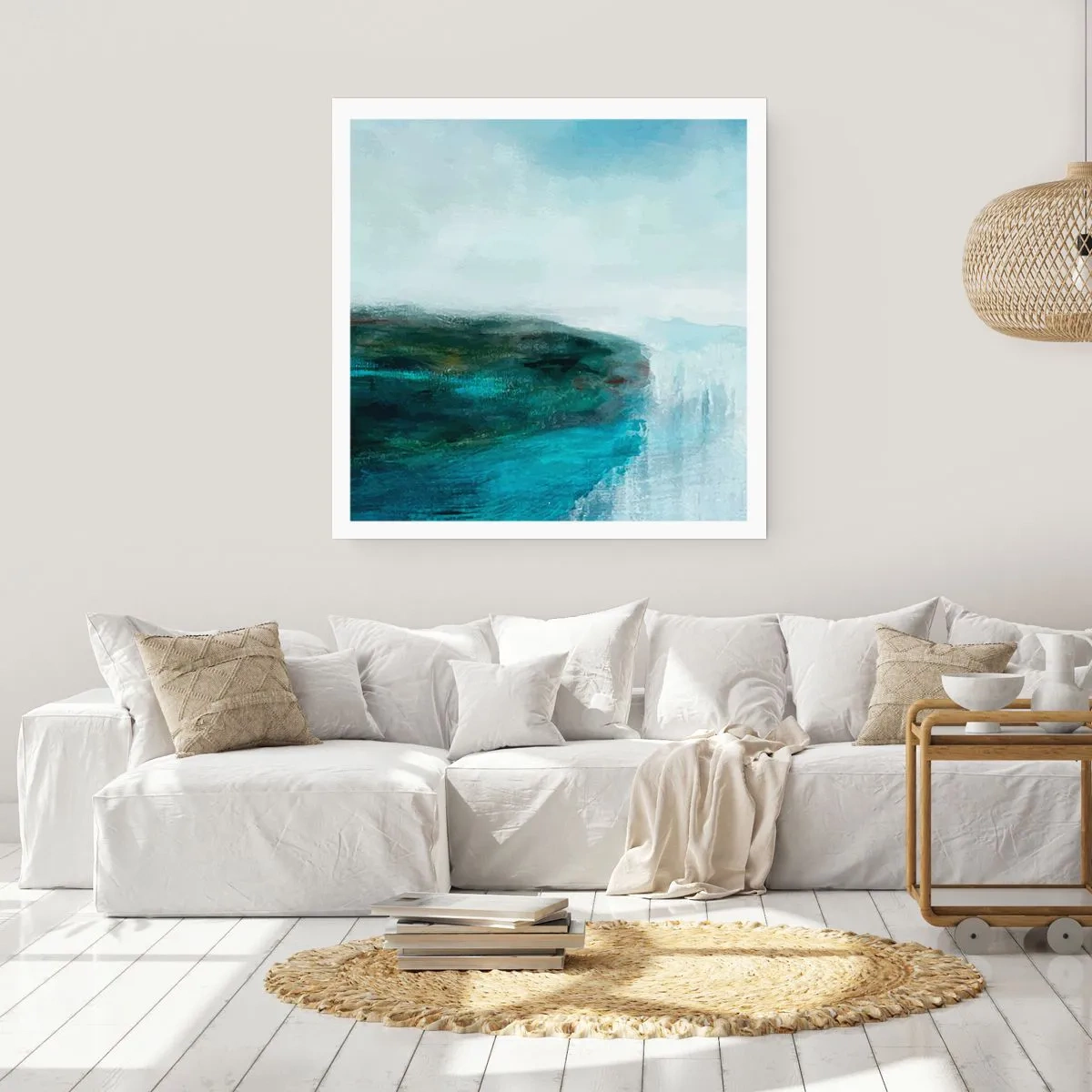 Poster - Nautische Abstraktion - 50x50 cm