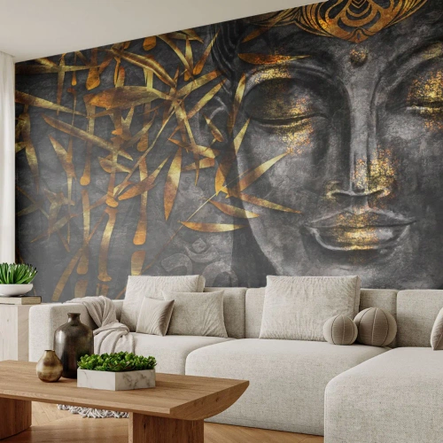 Selbstklebende Fototapete Deluxe Sticker - Fühle den Frieden - Buddha, Kultur, Asien - 100x70 cm