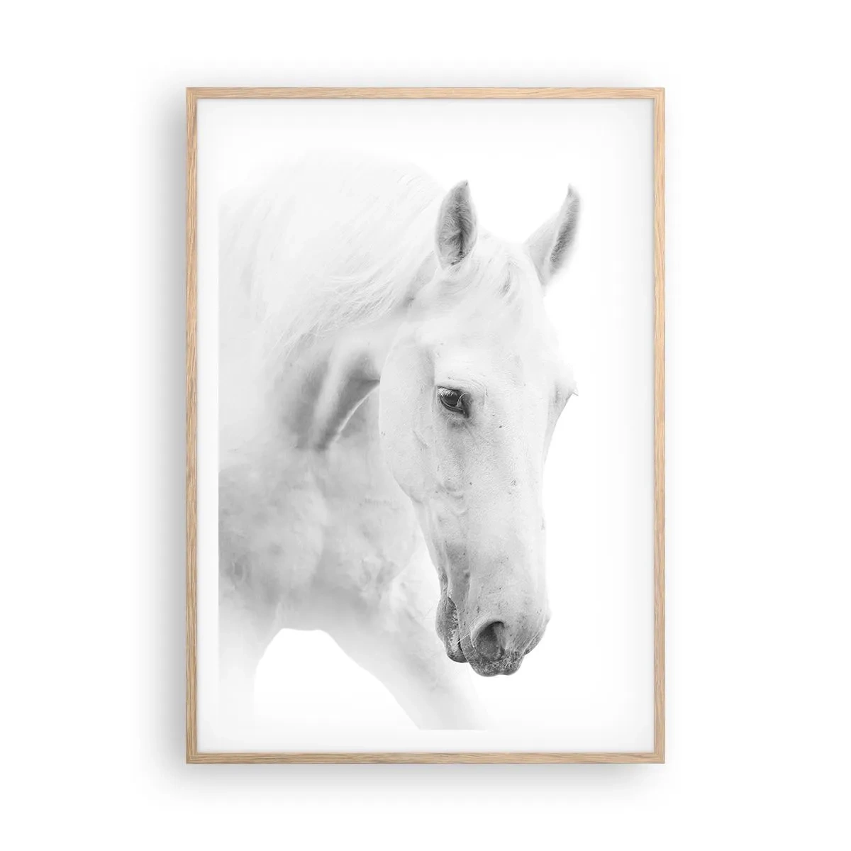 Poster in einem Rahmen aus heller Eiche - Ist das Freundschaft...? - 70x100 cm