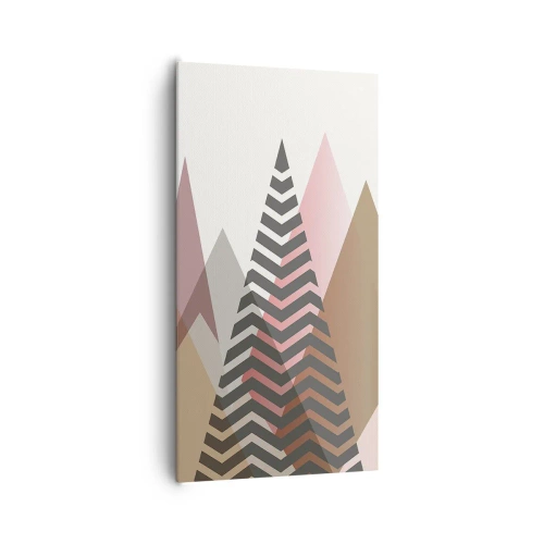 Bild auf Leinwand - Leinwandbild - Pyramidale Aussicht - 65x120 cm