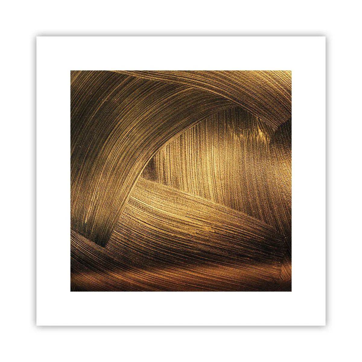 Poster - In einem goldenen Labyrinth - 30x30 cm