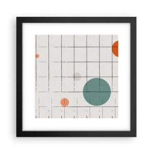 Poster in einem schwarzem Rahmen - Gefangen. Wir oder sie? - 30x30 cm