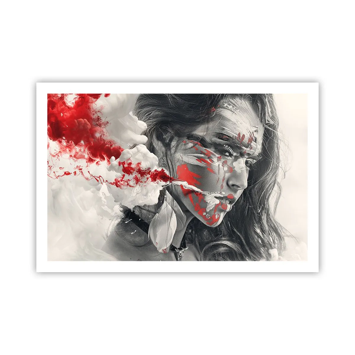 Poster - Im Dunst der Absurdität - 91x61 cm