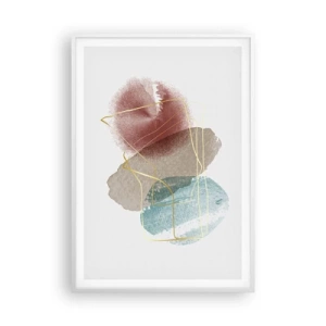 Poster in einem weißen Rahmen - Korallen des Weltraums - 70x100 cm