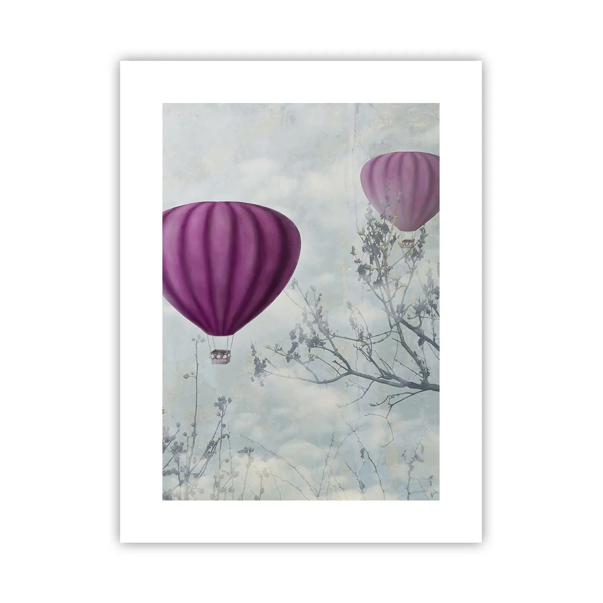 Poster - Wie Schiffe am Himmel - 30x40 cm