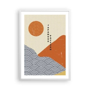 Poster in einem weißen Rahmen - Im japanischen Geist - 50x70 cm
