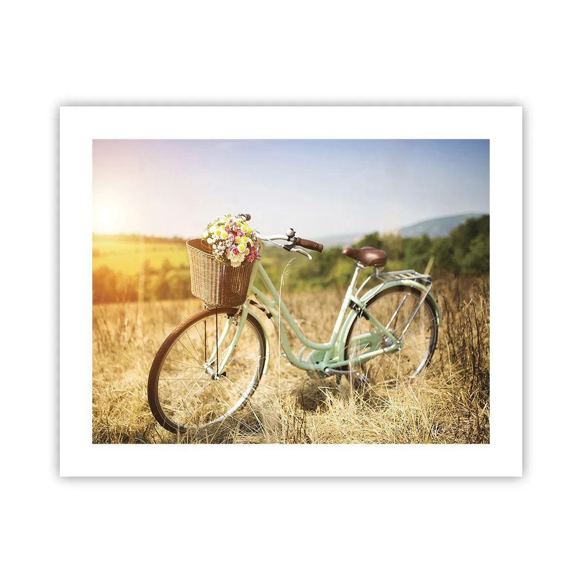 Poster - Ich bleibe eine Weile hier - 50x40 cm