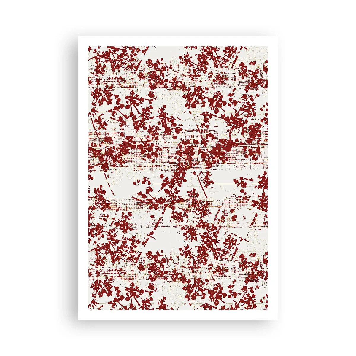 Poster - Wie alter Perkal - 70x100 cm