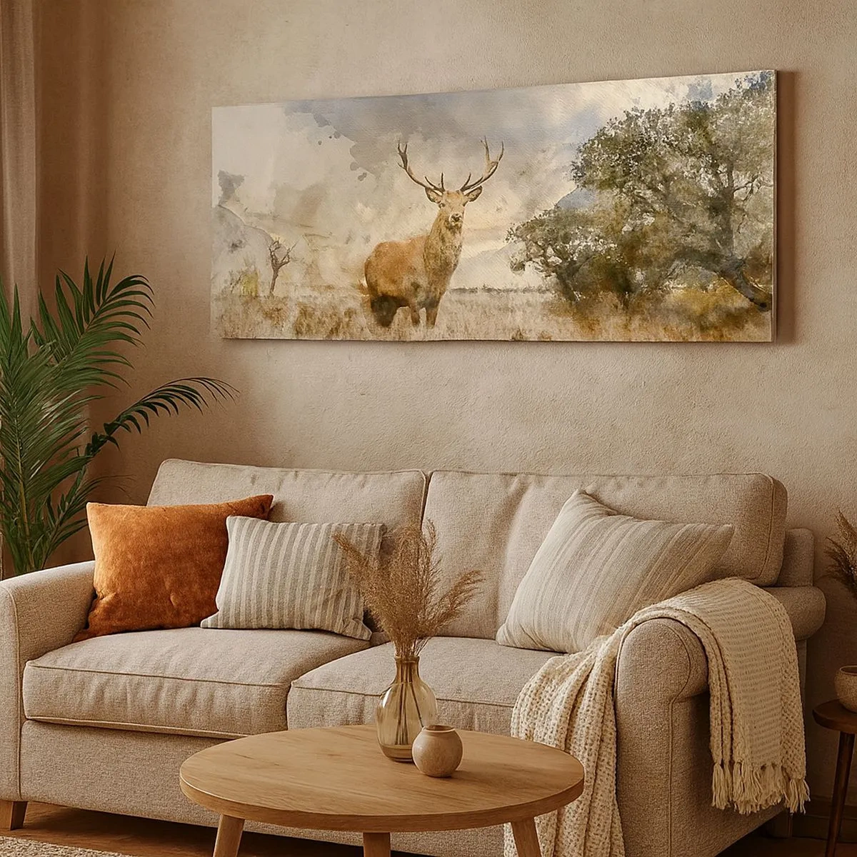 Bild auf Leinwand - Leinwandbild - Würde – Stärke – Würde - 100x40 cm