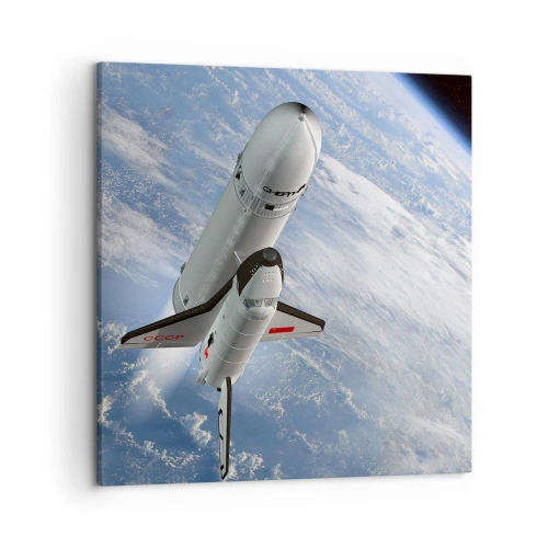 Bild auf Leinwand - Leinwandbild - Kosmischer Aufstieg - 50x50 cm