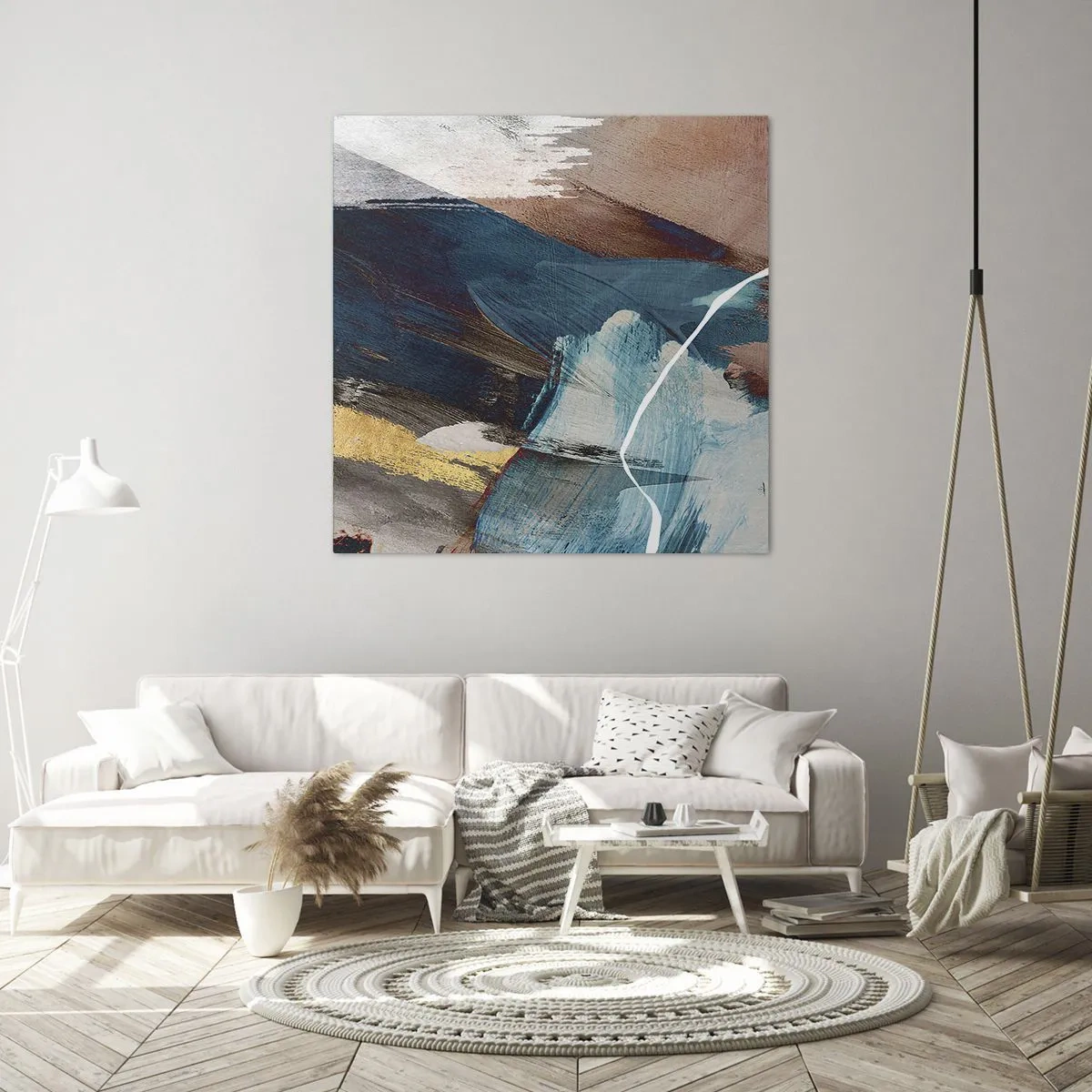 Bild auf Leinwand - Leinwandbild - Großzügig und mit Energie - 40x40 cm