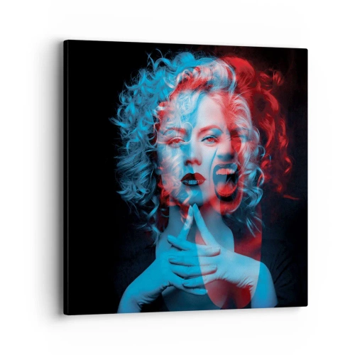 Bild auf Leinwand - Leinwandbild - Alter Ego - 40x40 cm