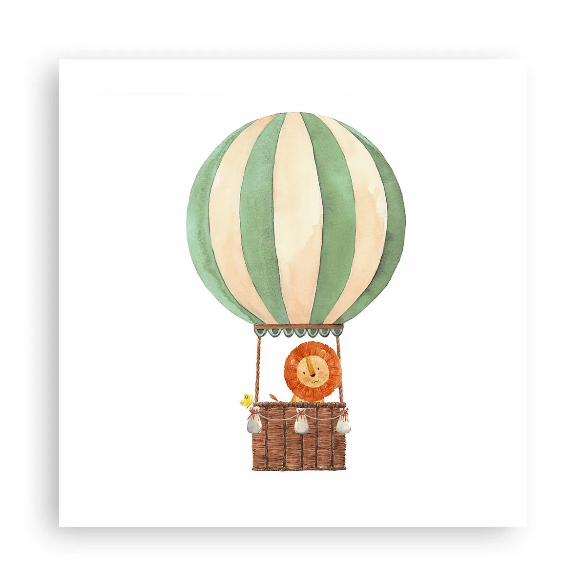 Poster - Leons Reisen - 50x50 cm