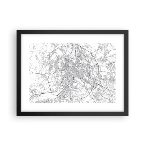 Poster in einem schwarzem Rahmen - Römischer Kreis - 40x30 cm