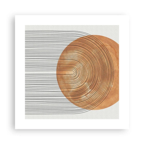 Poster - SonnenKomposition - 40x40 cm