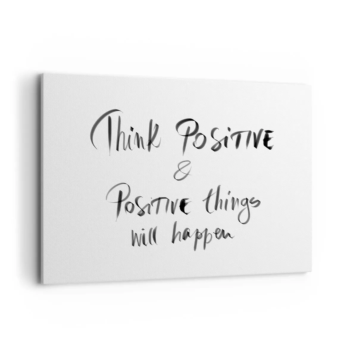 Bild auf Leinwand - Leinwandbild - Inspirierender Schriftzug in Schwarz auf weißem Hintergrund - 100x70cm - Wie soll man leben? - Moderne Wanddekoration für Wohnzimmer und Schlafzimmer ARTTOR