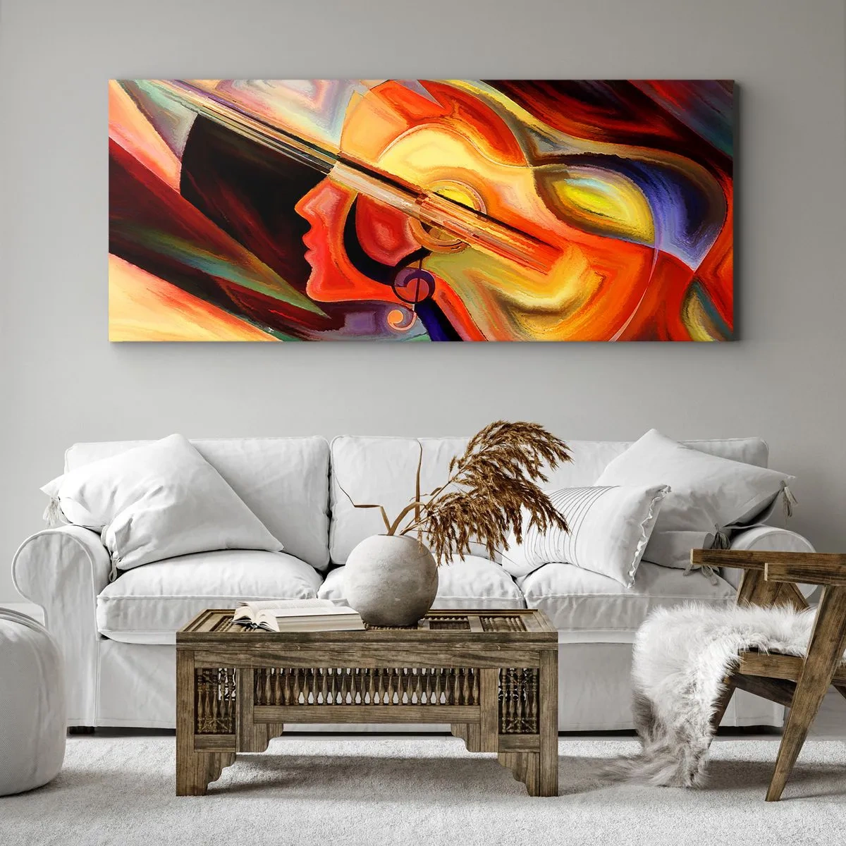 Bild auf Leinwand - Leinwandbild - Alles ist gut - 100x40 cm