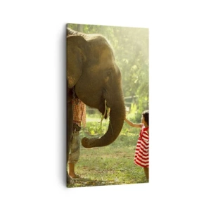 Bild auf Leinwand - Leinwandbild - Die Stärke der Freundschaft - 45x80 cm