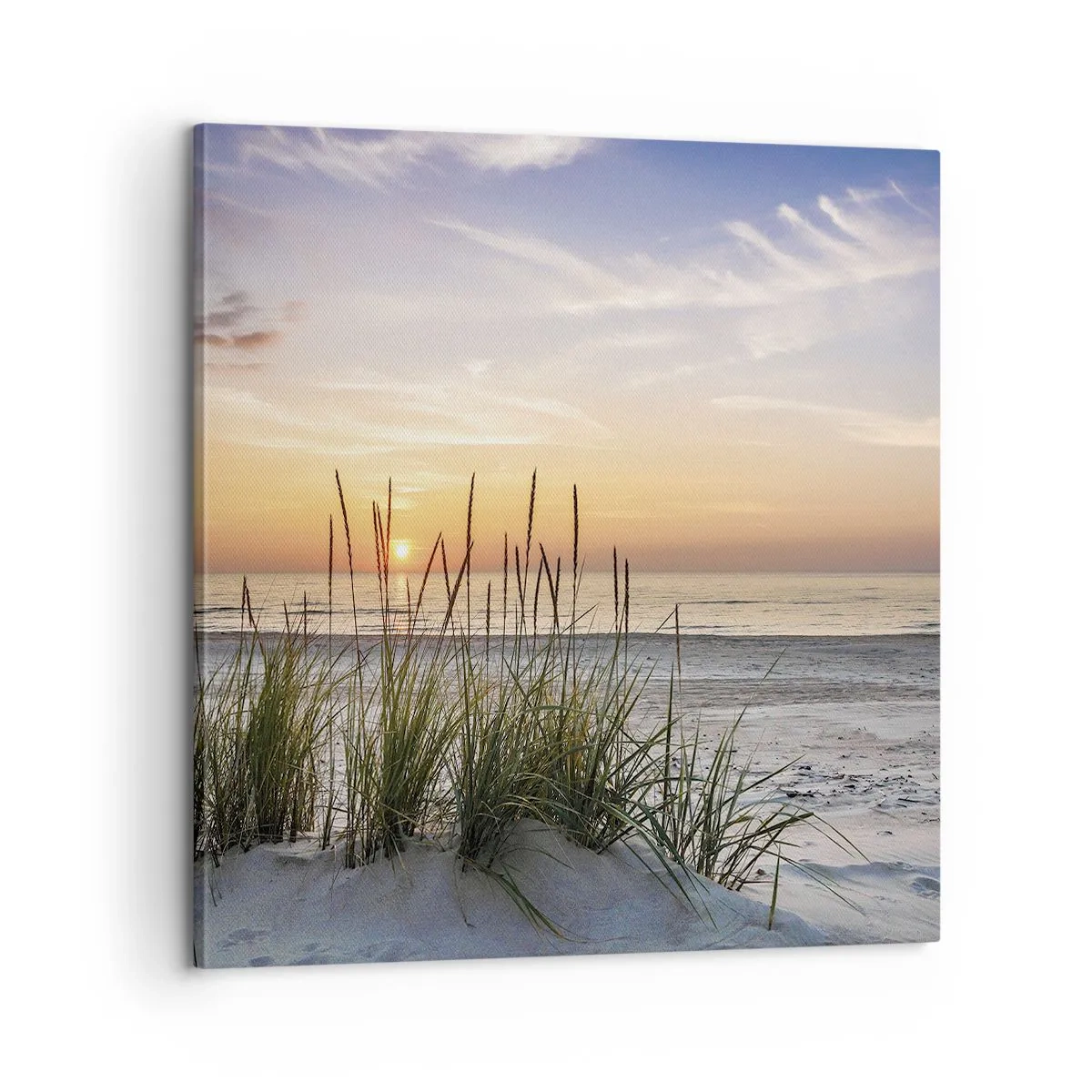 Bild auf Leinwand - Leinwandbild - Schau, denk, fühl - 60x60 cm