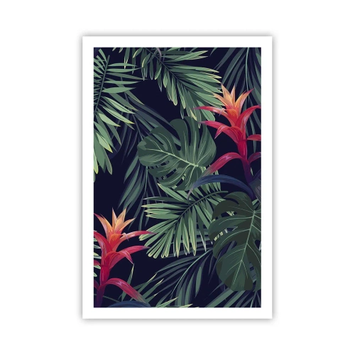 Poster - Im Grünen in Flammen gehen - 61x91 cm