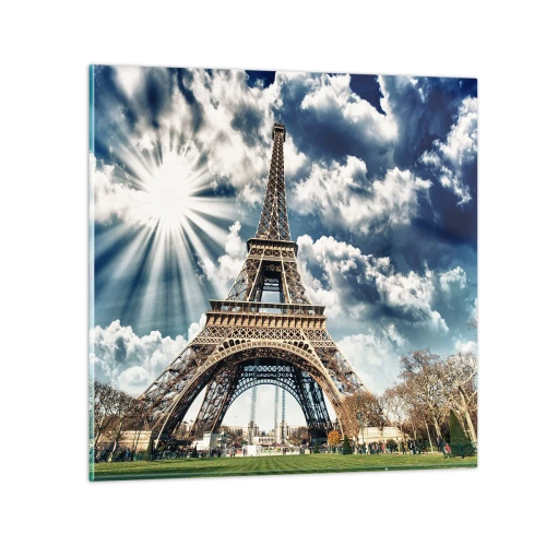 Glasbild - Bild auf glas - Die Einzige unter der Sonne - 70x70 cm