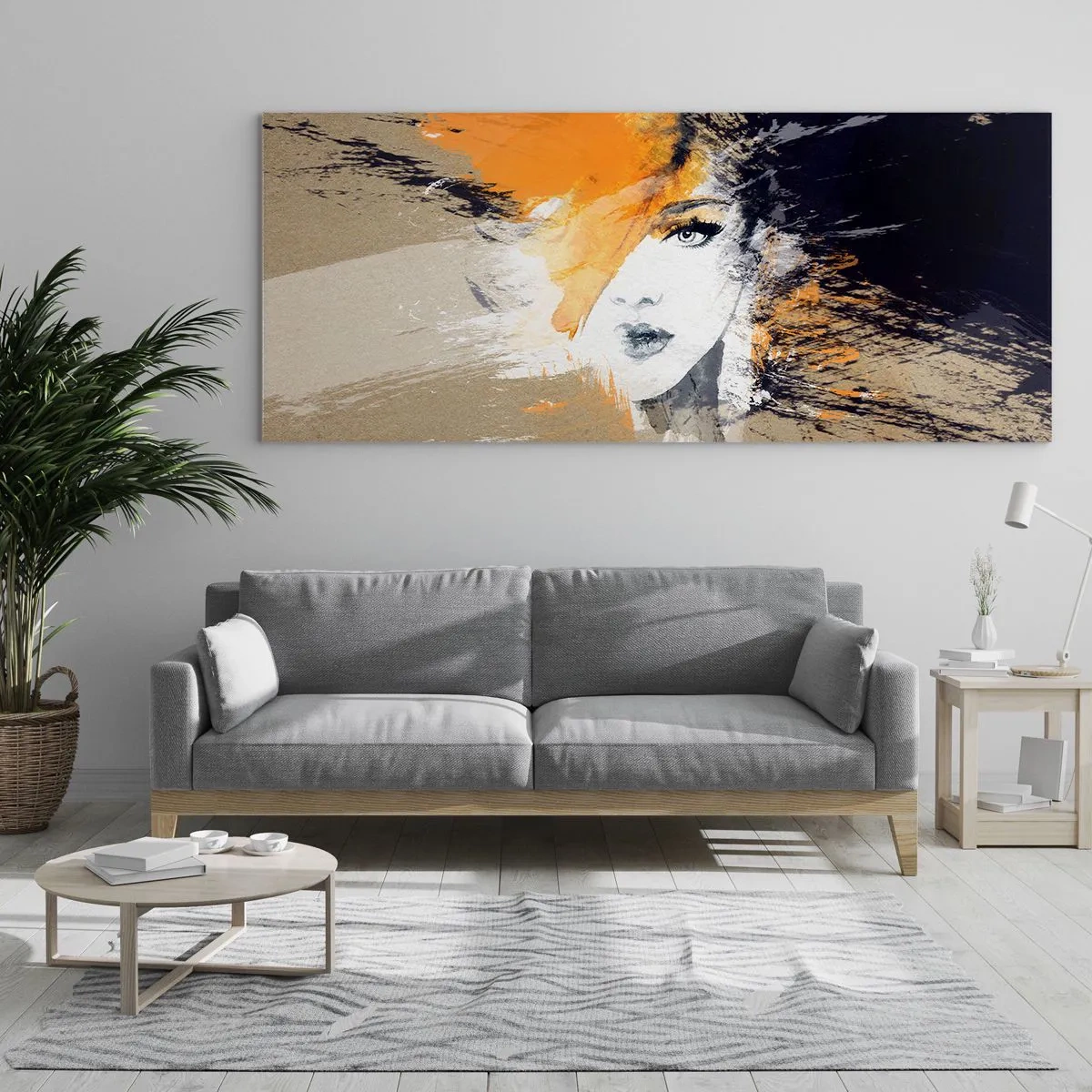 Glasbild - Bild auf glas - Und es ist Licht - 100x40 cm