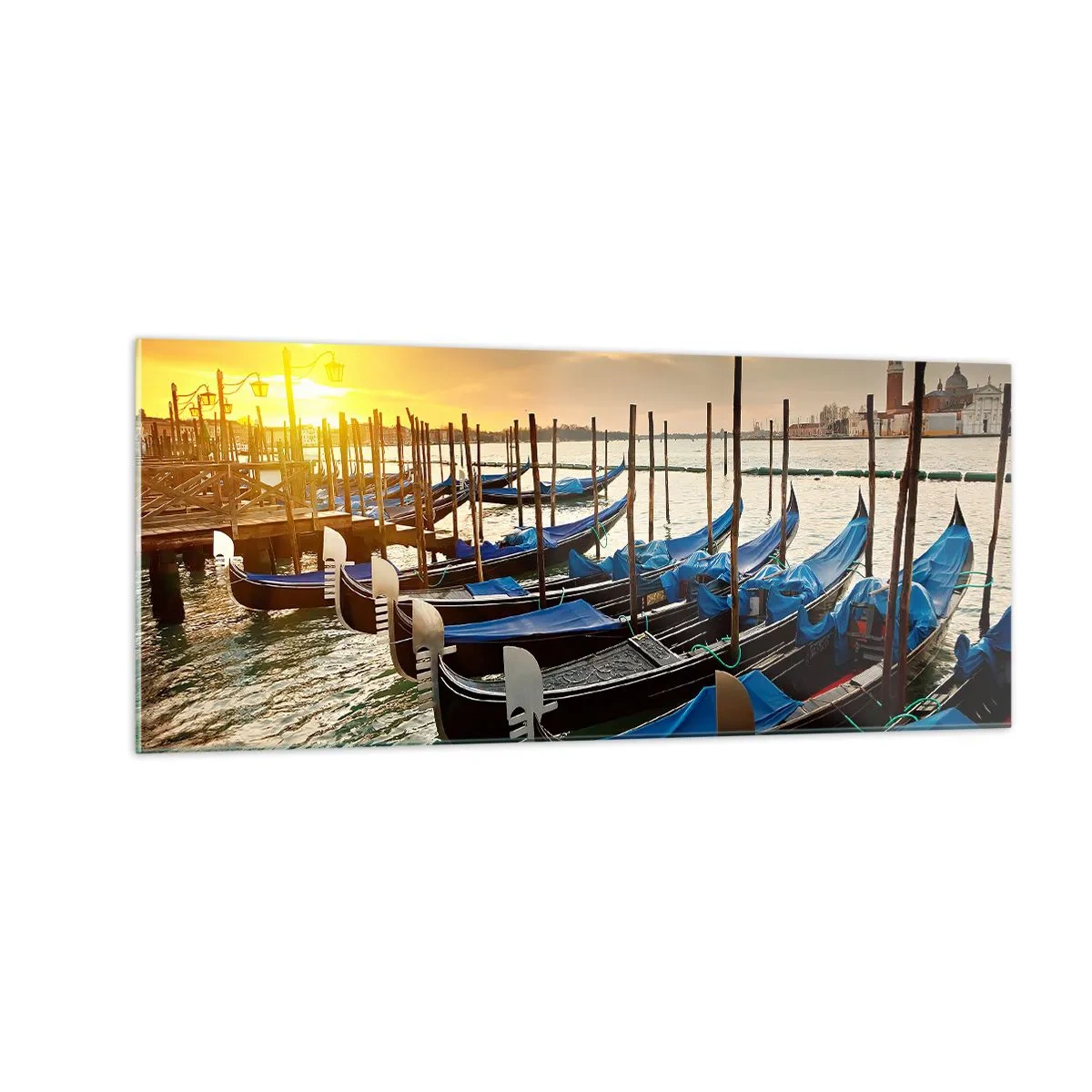 Glasbild - Bild auf glas - Bevor das Summen kommt - 100x40 cm