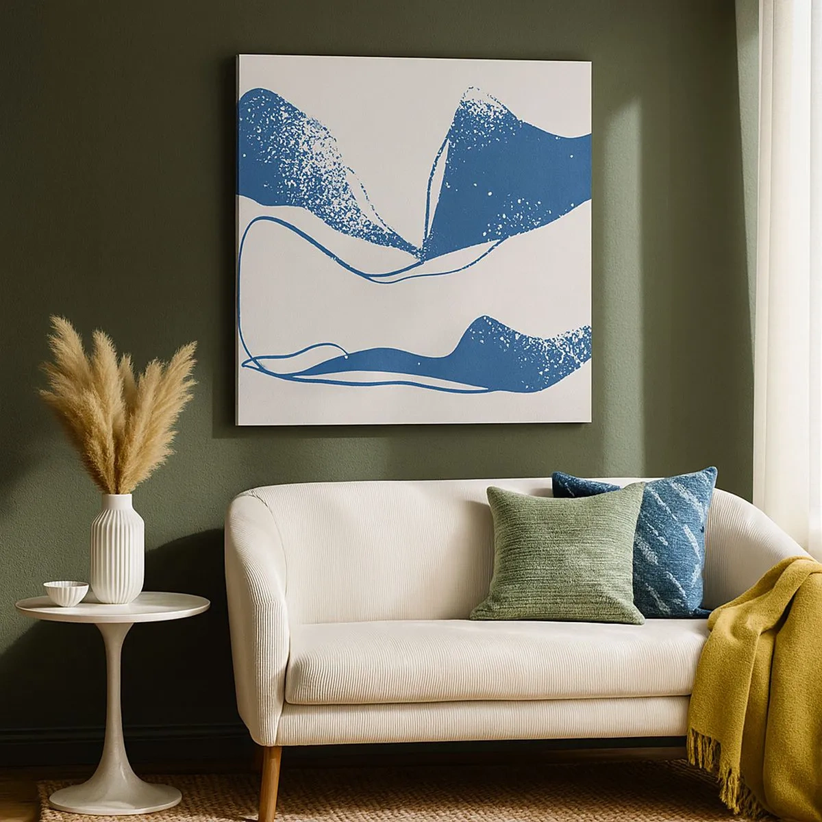 Bild auf Leinwand - Leinwandbild - Geflügelte Abstraktion - 30x30 cm