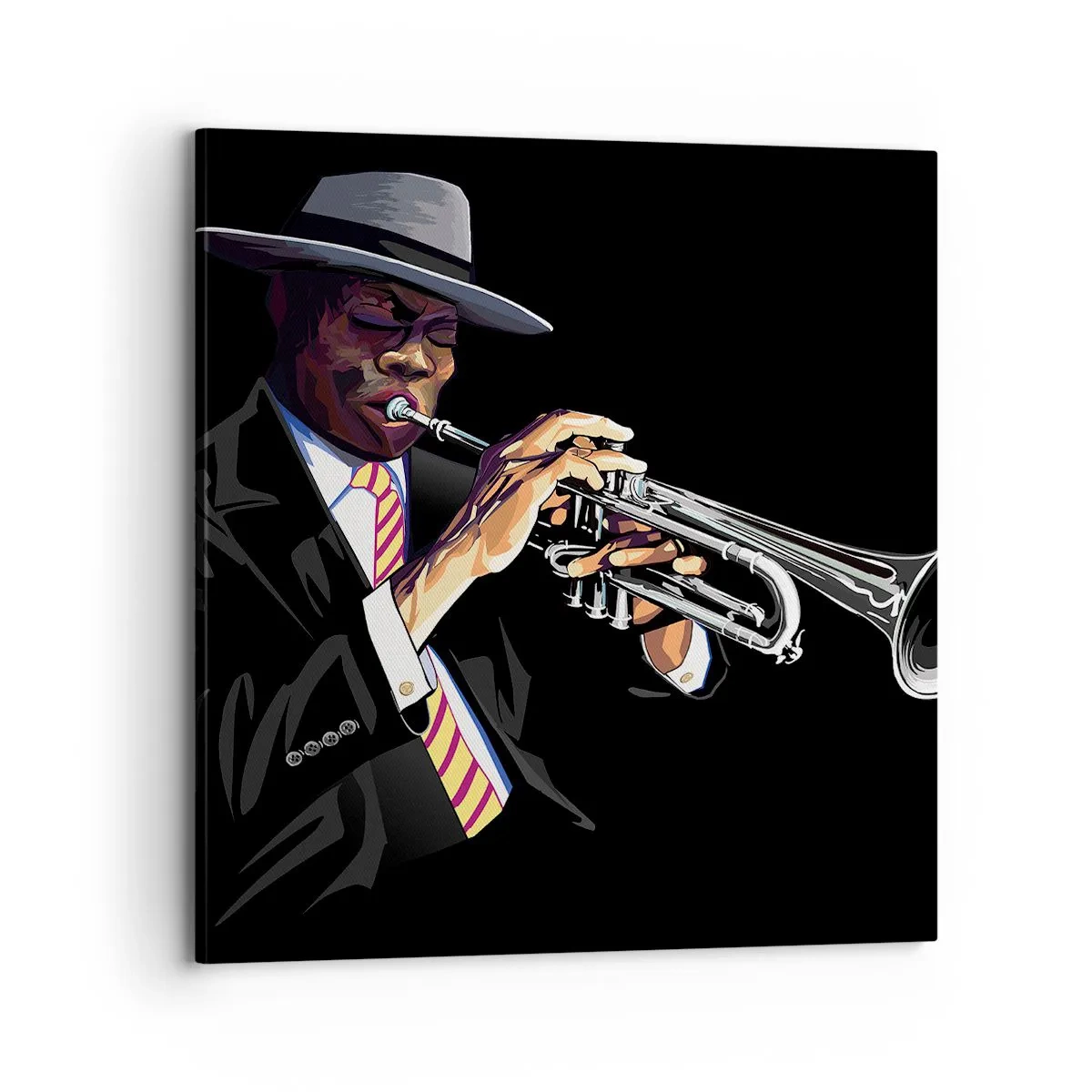 Bild auf Leinwand - Leinwandbild - Charme der alten Schule - 70x70 cm