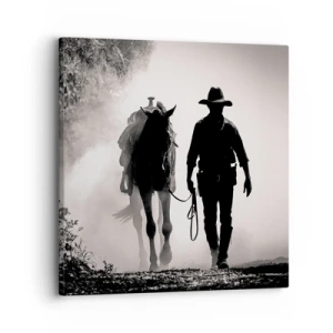 Bild auf Leinwand - Leinwandbild - Texas-Morgen - 30x30 cm