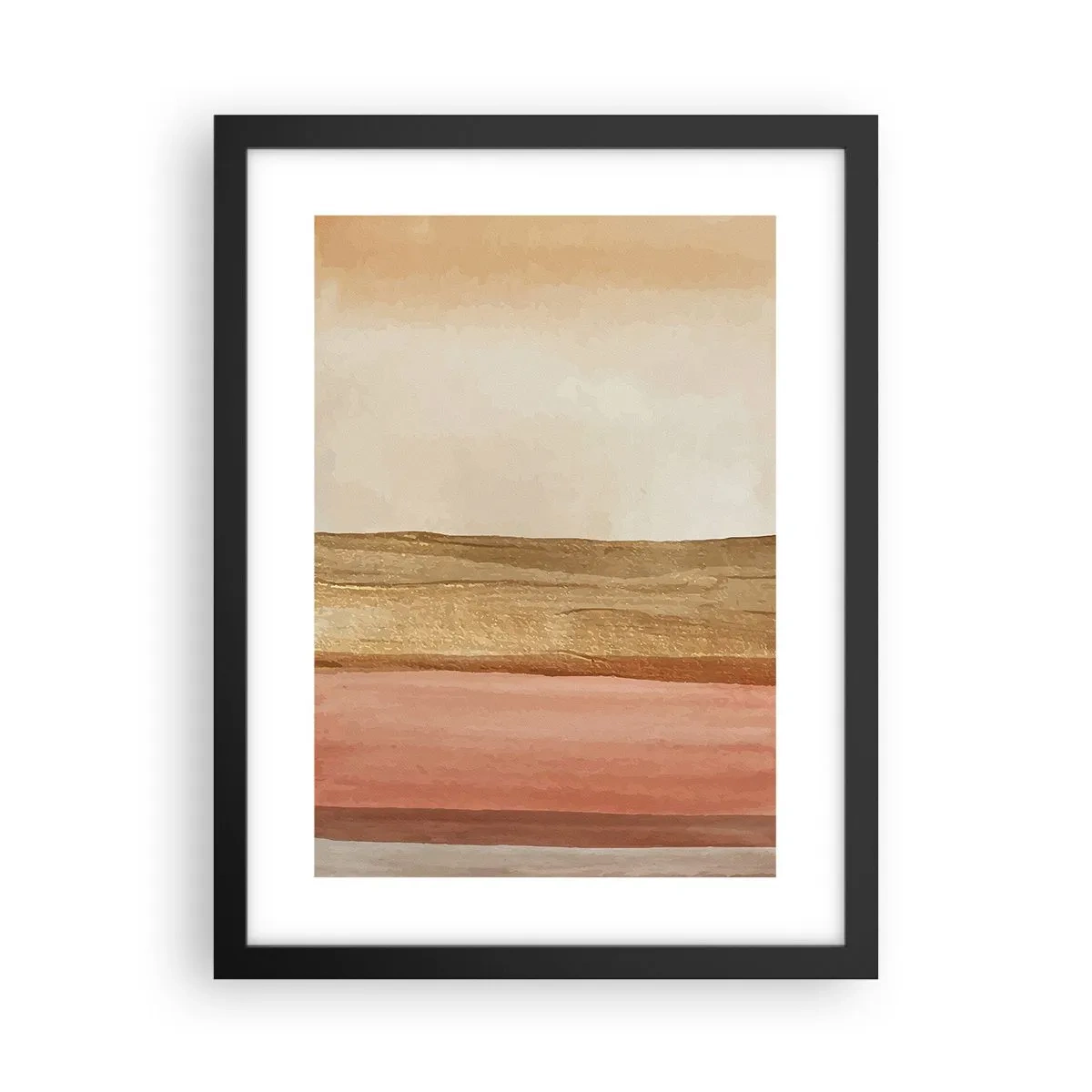 Poster in einem schwarzem Rahmen - Vertikale Komposition - 30x40 cm