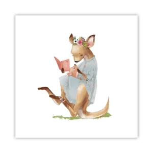 Poster - Lies mir vor Mama - 60x60 cm